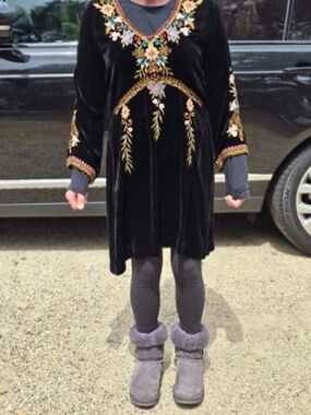 Johnny was velvet dress tunic never worn